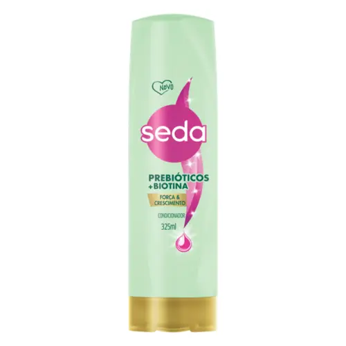 Condicionador Seda Prebióticos + Biotina Força e Crescimento 325ml