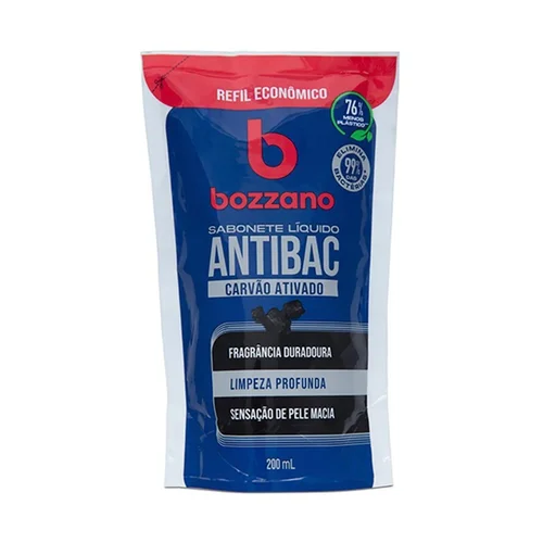 Sabonete Líquido Bozzano Carvão Ativado Refil 200ml