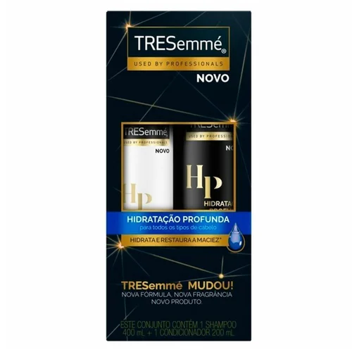 Kit Tresemmé Hidratação Profunda Shampoo 350ml + Condicionador 175ml