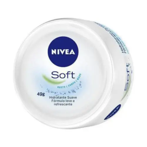 Hidratante Suave Nivea Soft Leve Rosto Corpo Mãos 49G