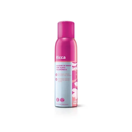 Fixador de Maquiagem Ricca com Ácido Hialurônico 150ml