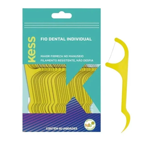 Fio Dental Kess Individual 30 Unidades