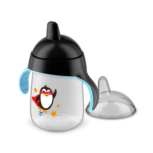 Copo Philips Avent Pinguim Preto 12 Meses+ 260Ml