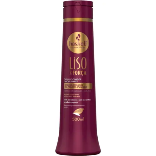 Condicionador Haskell Liso Com Força 500ml