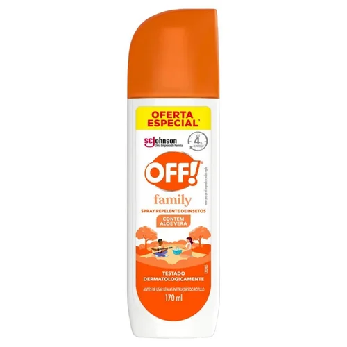 Repelente De Insetos Off! Family Spray 170ml