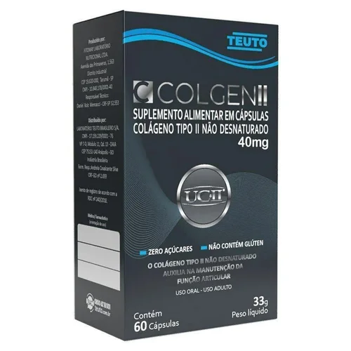 Colgen Ii Colageno 40Mg 60Cps