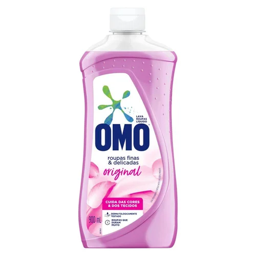 Sabão Líquido Omo Original Roupas Delicadas 900ml