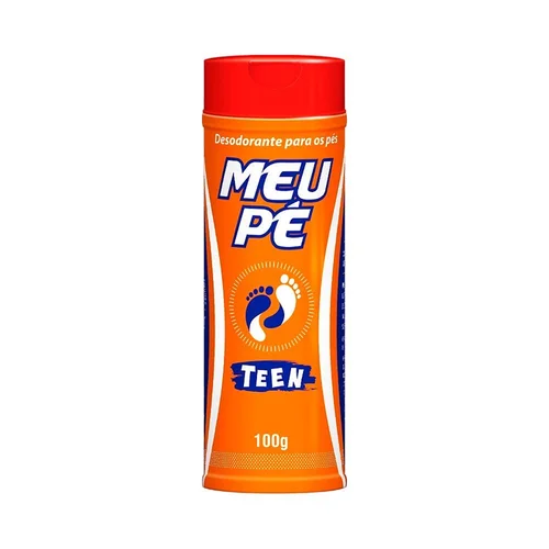 Talco Desodorante Pó Para Os Pés Meu Pé Teen 100G
