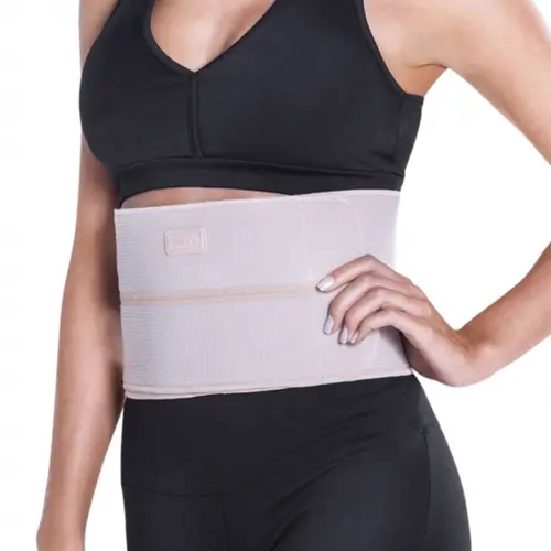Faixa Elastica Abdominal Kestal 2Gomos M Kso101 Bege