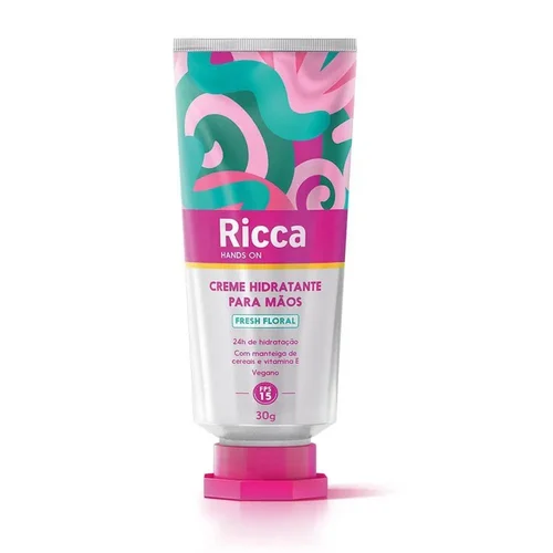 Creme Para Mãos Hidratante Ricca Fps15 Fresh Floral Ref 2808