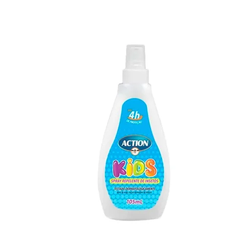 Repelente De Insetos Action Kids Icaridina Spray 105ml