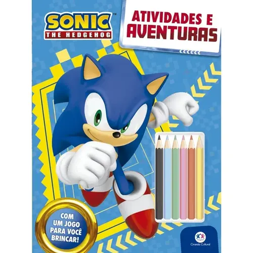 Livro Sonic Atividades E Aventuras