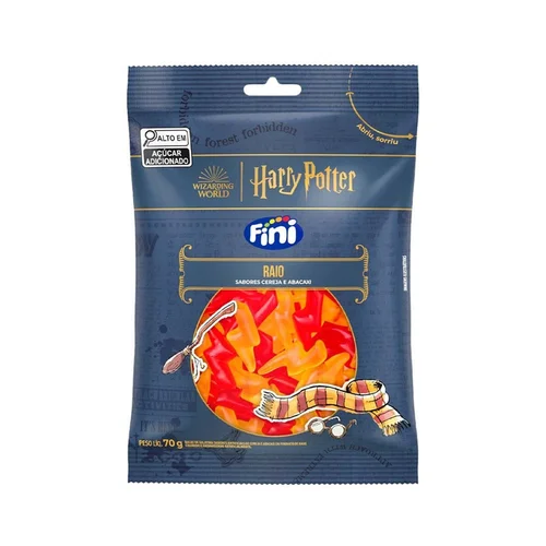 Bala Gel Fini Harry Potter Raio 70G