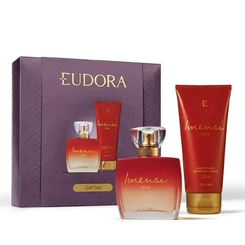 Kit Eudora Fem Imensi Alive Col 100Ml+Lc Corpo 200Ml