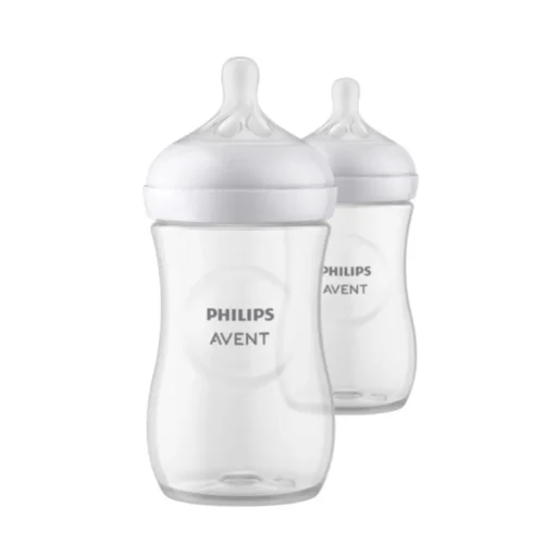 Kit Mamadeira Philips Avent Petala Transparente 1 Mes+ 2 Unidades 260ml