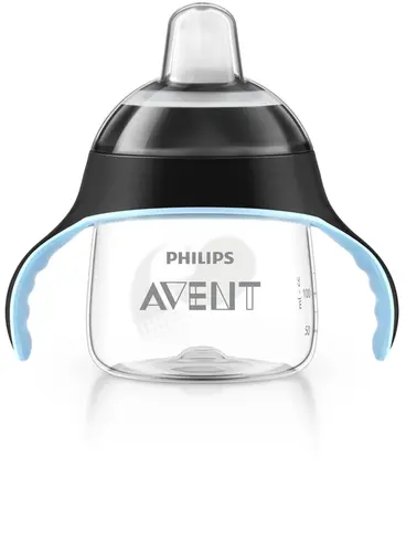 Copo Philips Avent Pinguim Preto 6 Meses+ 200Ml
