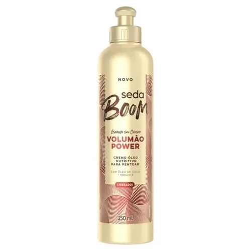 Creme Para Pentear Seda Boom Volumão Power 350ml