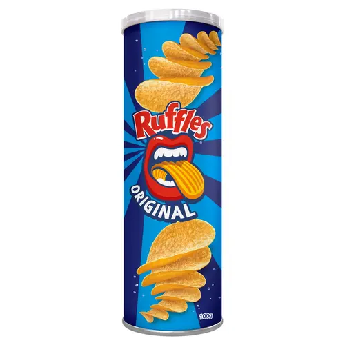 Chips Ruffles Tubo Tira Onda Original 100G