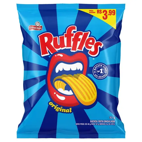 Chips Ruffles Sal 32G