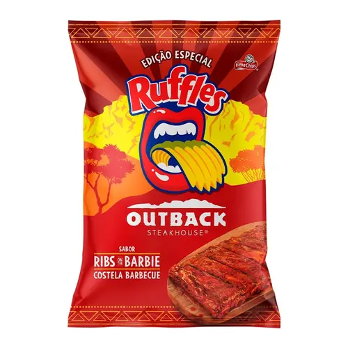 Chips Ruffles Outback Ribs 30G