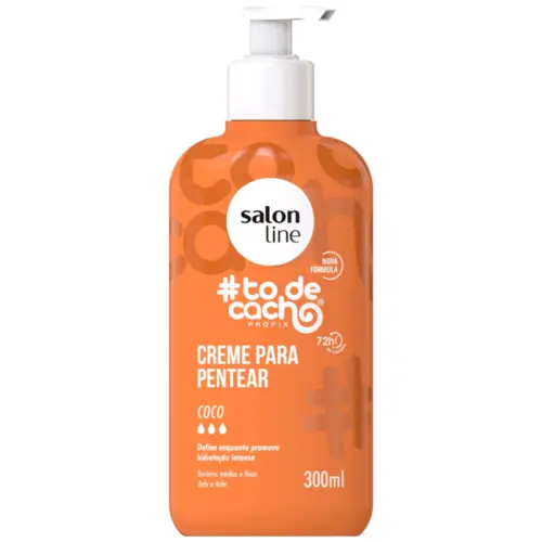 Creme Para Pentear To De Cacho Salon Line Coco 300Ml