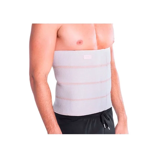 Faixa Elastica Abdominal Kestal 5Gomos Gg Kso101 Bege