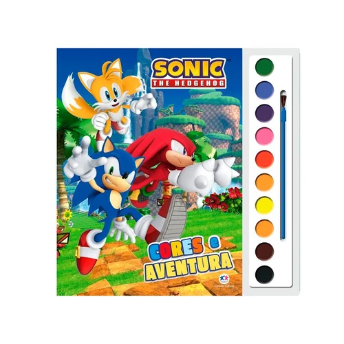 Livro Sonic Cores E Aventuras
