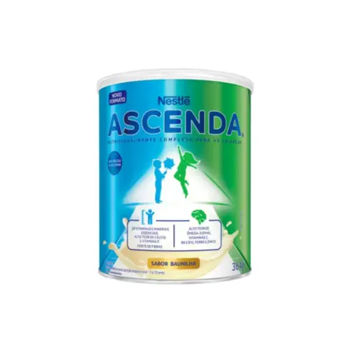 Formula Infantil Ascenda 3 A 10 Anos Baunilha 364G