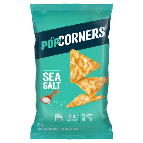 Chips Popcorners Sea Salt 57G