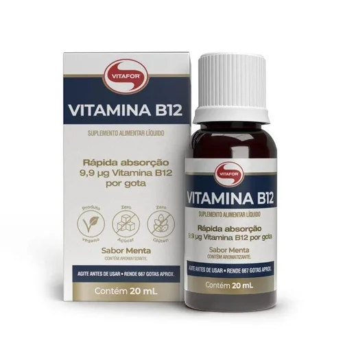Vitamina B12 Menta Vitafor 20Ml
