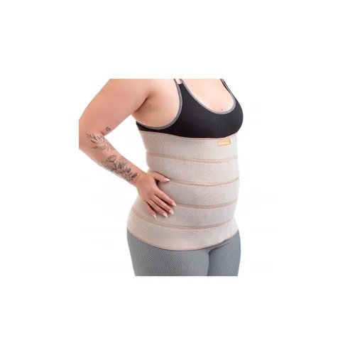Faixa Elastica Abdominal Kestal 5Gomos G Kso101 Bege