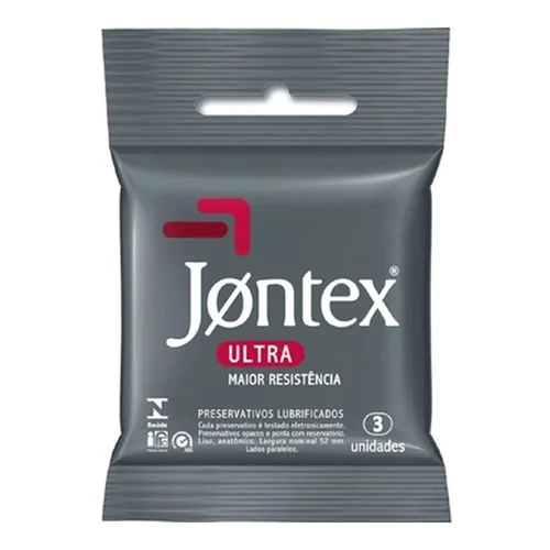 Preservativo Jontex Ultra Resistente 3 Unidades