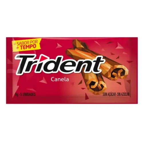 Chiclete Trident Canela C/5Un