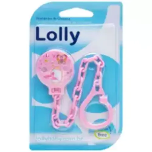 Prendedor De Chupeta Lolly 7071 Tip Rosa
