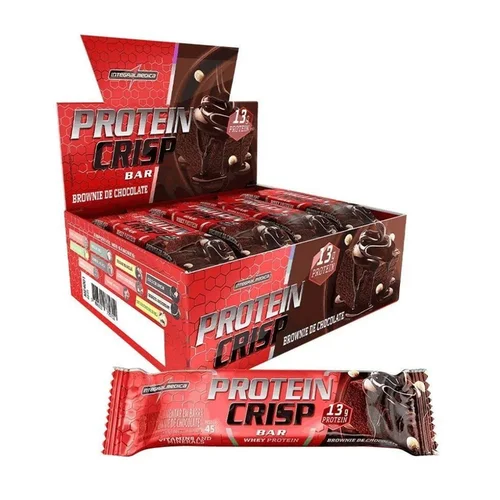 Barra De Proteina Integralmédica Crisp Bar Brownie Chocolate 45G