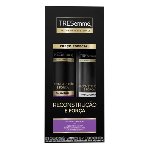 Kit Tresemmé Reconstrução e Força Shampoo  350ml + Condicionador 175ml