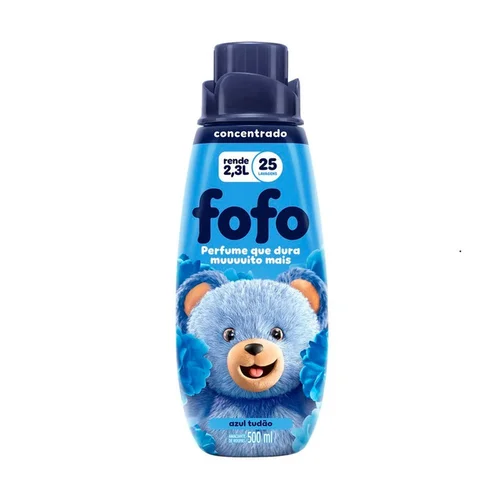 Amaciante Fofo Azul Tudão 500ml