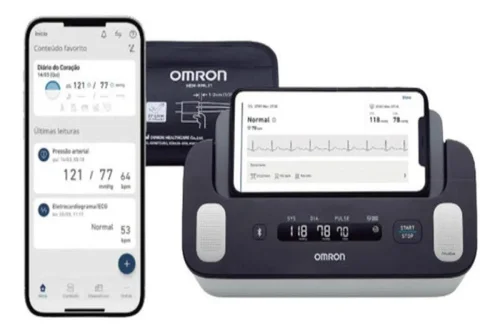 Aparelho De Pressao Com Ecg Hem 7530 Omron