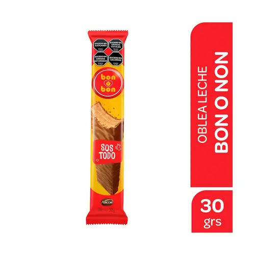 Biscoito Wafer Arcor Bonobon Snack 30G