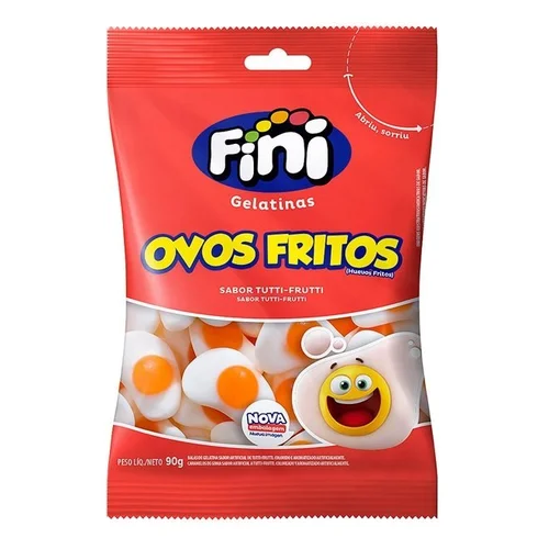 Bala Gel Fini Ovos Fritos 90G