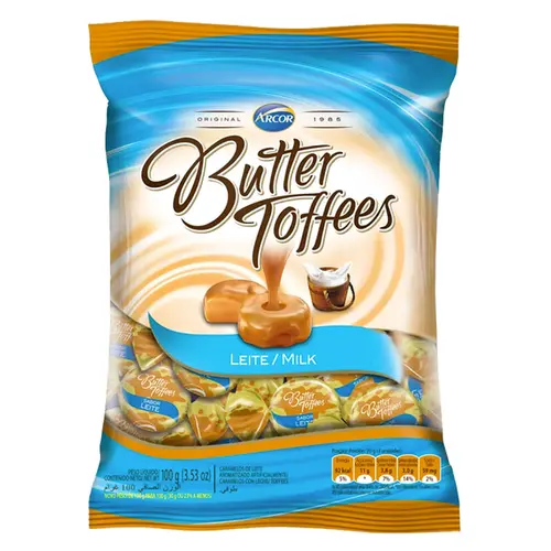 Bala Toffes Leite 90g