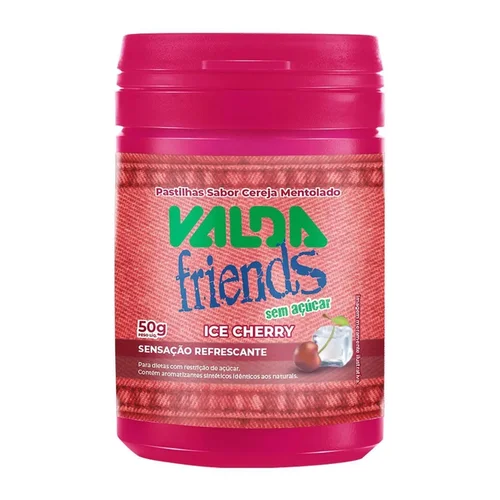 Pastilhas Valda Friends Pote Ice Cherry 50G