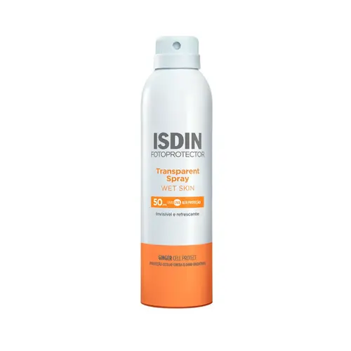Protetor Solar Spray Transparente Isdin Fps50 Wet Skin 250Ml