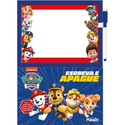 Lousa Magica Patrulha Canina Escreva E Apague