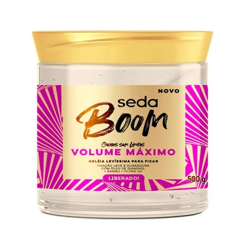 Geleia Levissima Para Fixar Seda Bomm Volume Máximo 500G