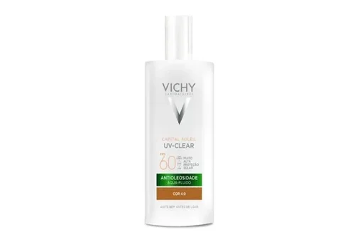 Protetor Solar Vichy Capital Soleil Uv Clear Fps60 Cor 4 40G