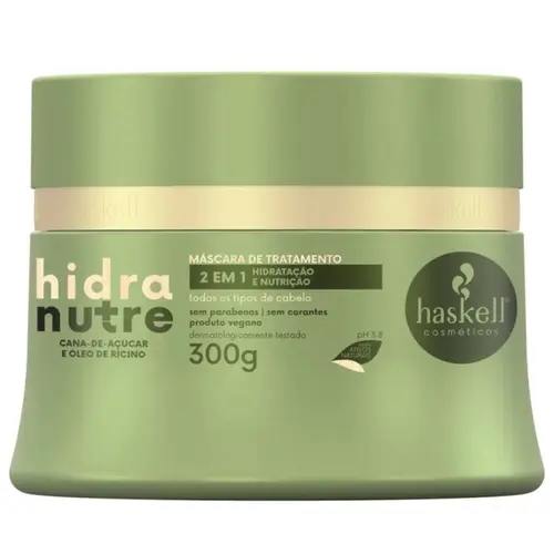 Máscara De Tratamento Haskell Hidra Nutre 300G