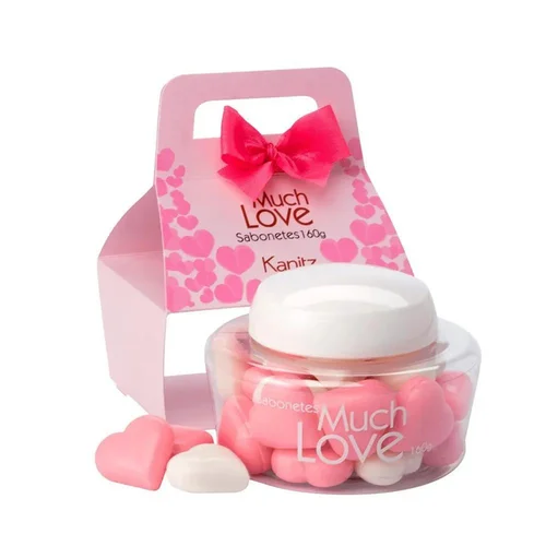 Kit Sabonete Much Love Pink Kanitz 160G