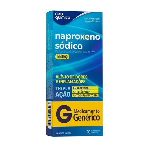 Naproxeno 550Mg 10Cpr Neo Quimica