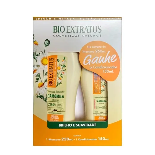Kit Bio Extratus Camomila Shampoo 250ml + Condicionador 150ml